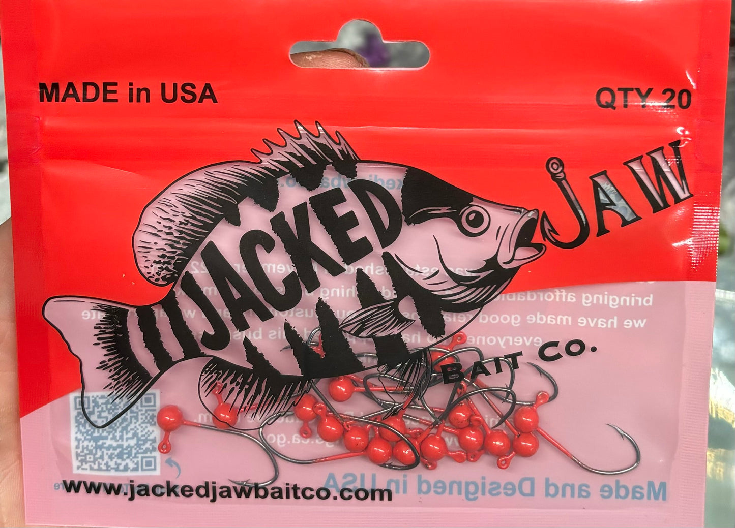 Red Jig Head