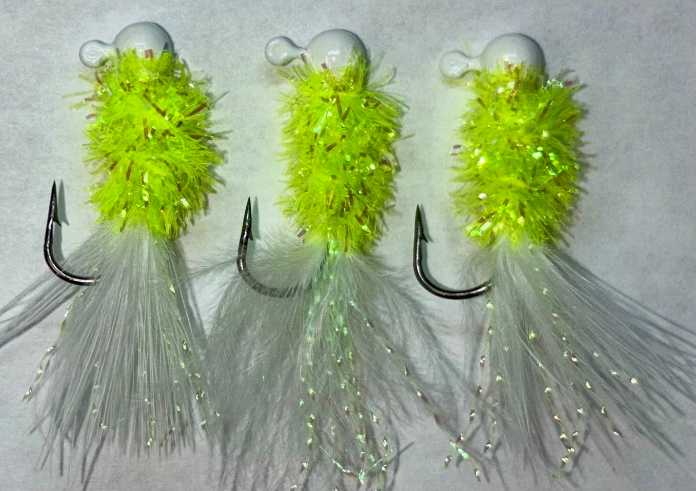 White & Chartreuse