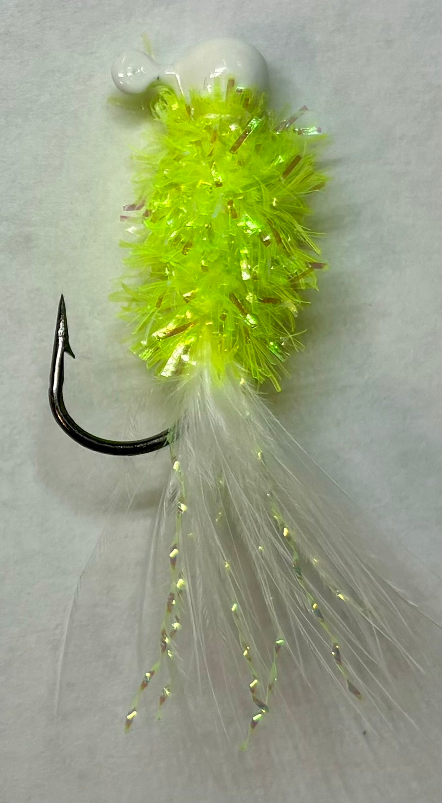 White & Chartreuse