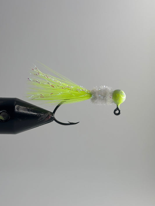 White & Chartreuse